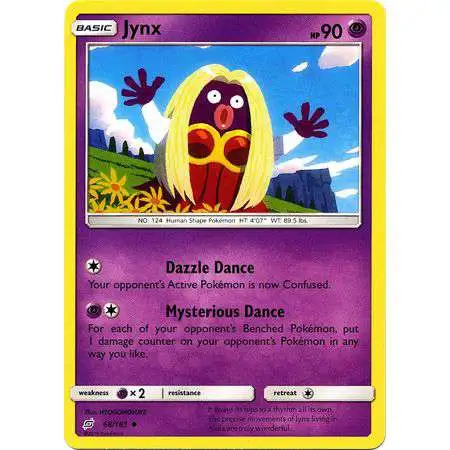 Pokemon Trading Card Game Sun & Moon Team Up Uncommon Jynx #68