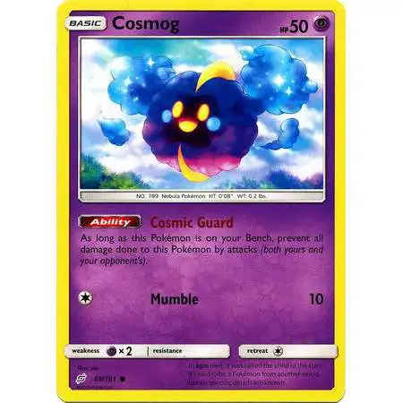 Pokemon Trading Card Game Sun & Moon Team Up Common Cosmog #69