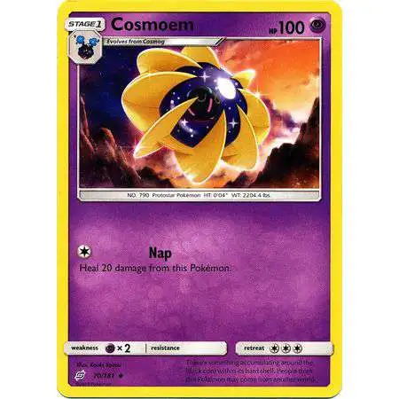 Pokemon Trading Card Game Sun & Moon Team Up Uncommon Cosmoem #70