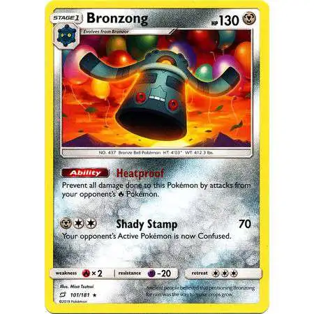 Pokemon Trading Card Game Sun & Moon Team Up Rare Bronzong #101
