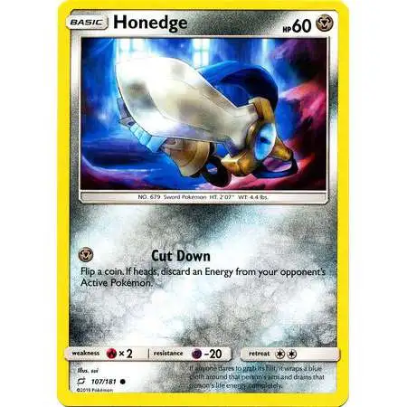 Pokemon Trading Card Game Sun & Moon Team Up Common Honedge #107