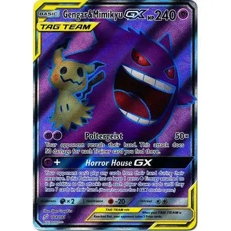 pokemon card gengar & mimikyu gx and 165 181 Case [Fighting] Pokemon Trading Card Game Team