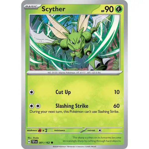 Pokemon Temporal Forces Common Scyther #1