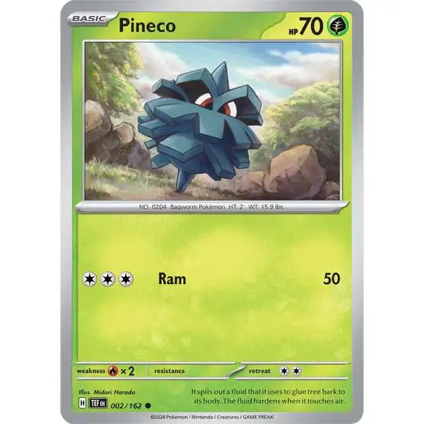 Pokemon Temporal Forces Common Pineco #2