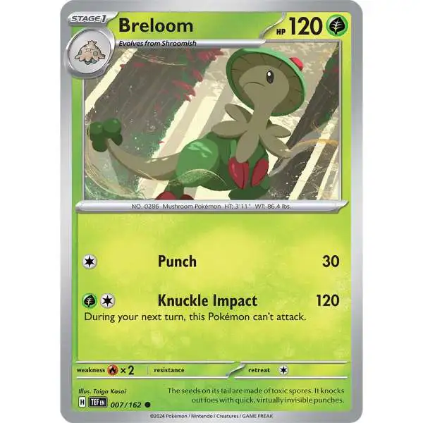 Pokemon Temporal Forces Common Breloom #7