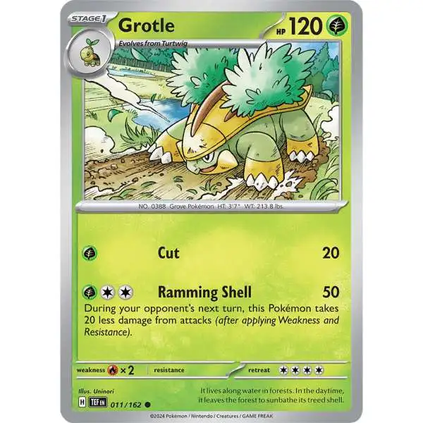 Pokemon Temporal Forces Common Grotle #11