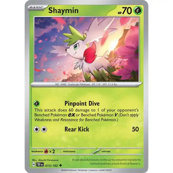 Pokemon Temporal Forces Uncommon Shaymin #13