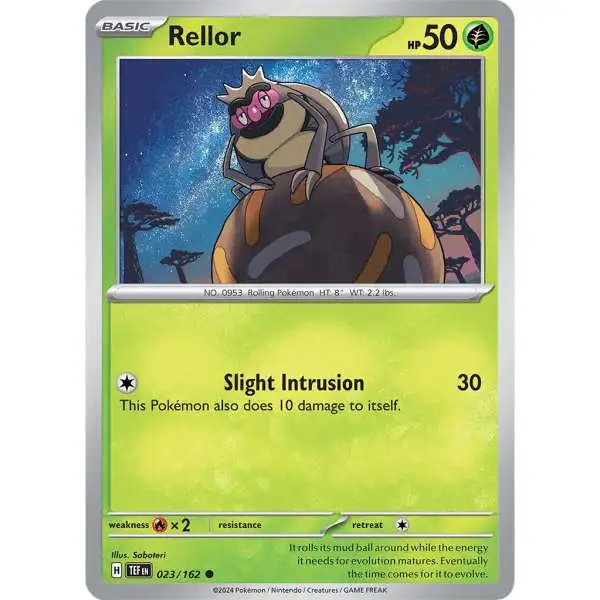 Pokemon Temporal Forces Common Rellor #23