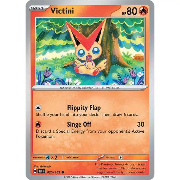 Pokemon Temporal Forces Common Victini #30