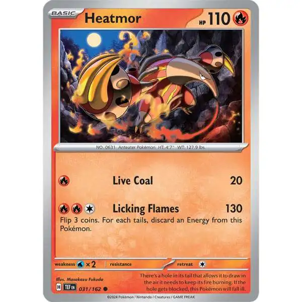Pokemon Temporal Forces Common Heatmor #31
