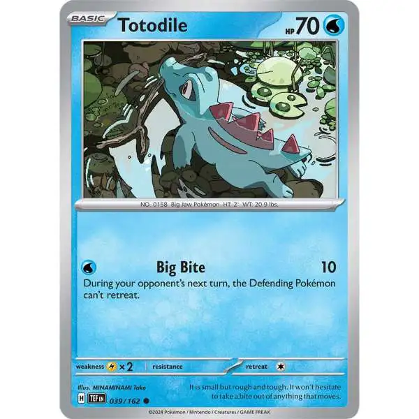 Pokemon Scarlet & Violet Temporal Forces Common Totodile #39