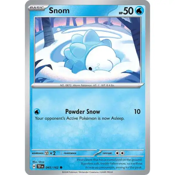 Pokemon Temporal Forces Common Snom #45