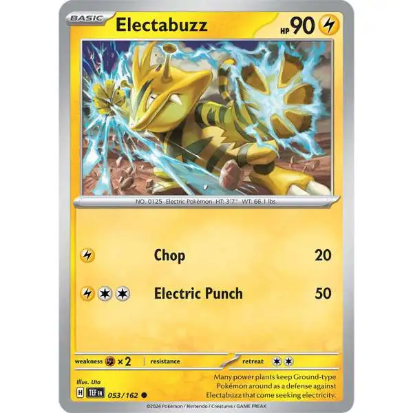 Pokemon Temporal Forces Common Electabuzz #53