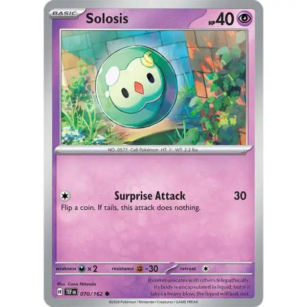 Pokemon Temporal Forces Common Solosis #70