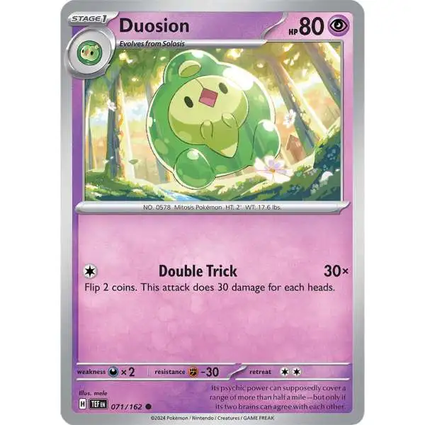 Pokemon Temporal Forces Common Duosion #71