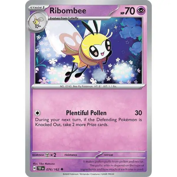 Pokemon Temporal Forces Uncommon Ribombee #76
