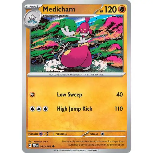 Pokemon Temporal Forces Common Medicham #83