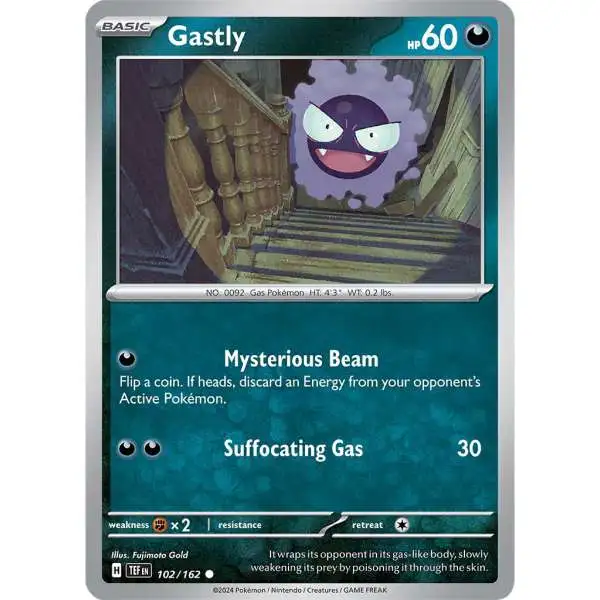 Pokemon Temporal Forces Common Gastly #102