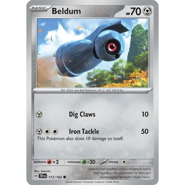 Pokemon Scarlet & Violet Temporal Forces Common Beldum #113