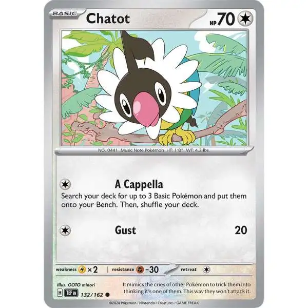 Pokemon Temporal Forces Common Chatot #132
