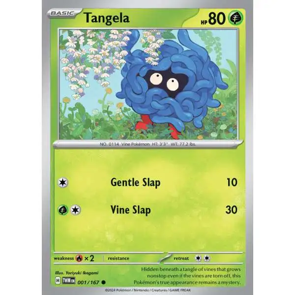 Pokemon Trading Card Game Twilight Masquerade Common Tangela #1