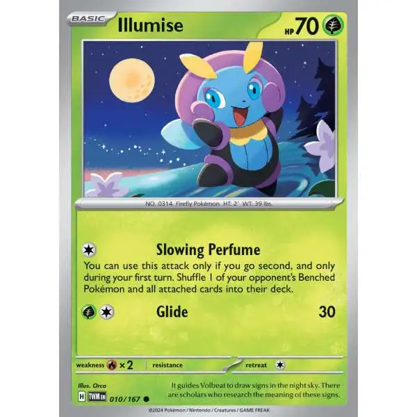 Pokemon Trading Card Game Twilight Masquerade Common Illumise #10