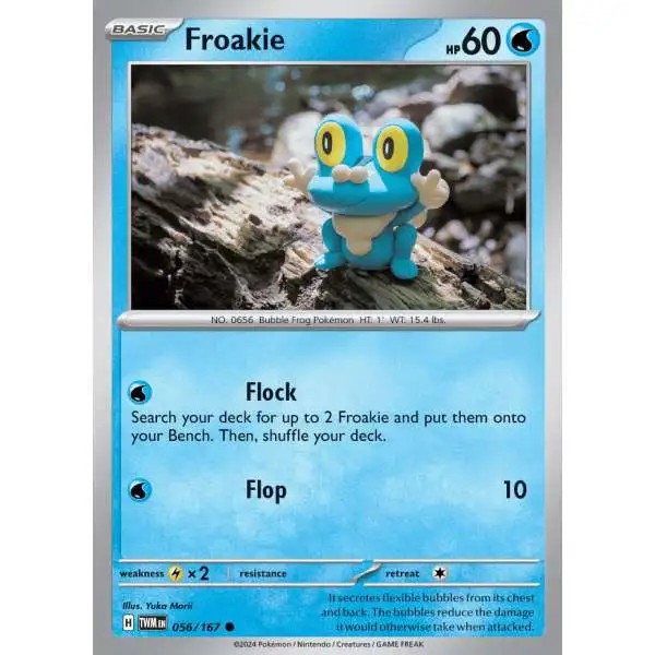 Pokemon Trading Card Game Scarlet & Violet Twilight Masquerade Common Froakie #56