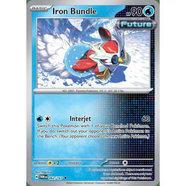 Pokemon Trading Card Game Scarlet & Violet Twilight Masquerade Uncommon Iron Bundle #62
