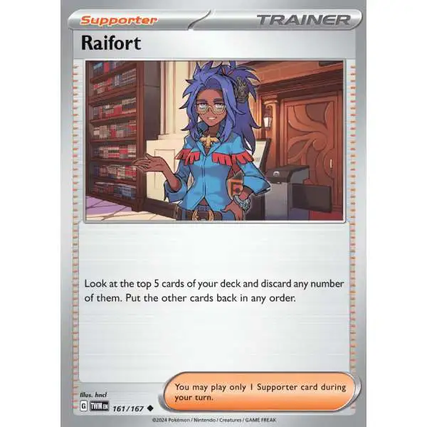 Pokemon Trading Card Game Twilight Masquerade Uncommon Raifort #161