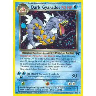 Pokemon Team Rocket Holo Rare Dark Gyarados #8 [Lightly Played]
