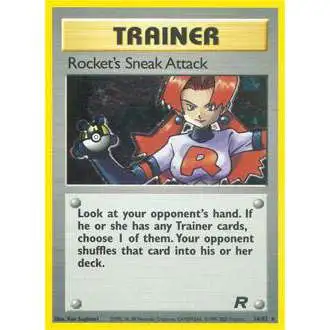 Pokemon Team Rocket Rare Holo Rocket's Sneak Attack #16