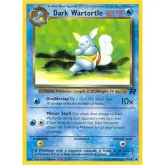 Pokemon Team Rocket Uncommon Dark Wartortle #46 [Lightly Played]