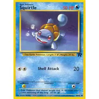 Pokemon Team Rocket Common Squirtle #68