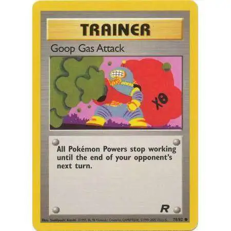 Pokemon Team Rocket Common Goop Gas Attack #78