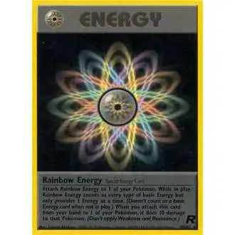 Pokemon Team Rocket Rare Rainbow Energy #80 [Moderately Played]