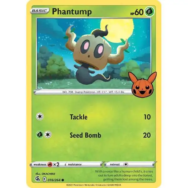 Pokemon Trading Card Game Trick or Trade 2022 Promo Phantump #16