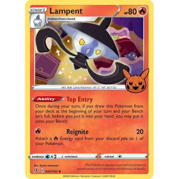 Pokemon Trading Card Game Trick or Trade 2022 Promo Lampent #32