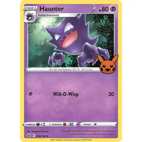 Pokemon Trading Card Game Trick or Trade 2022 Promo Haunter #56