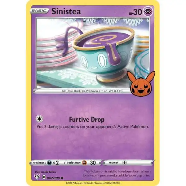 Pokemon Trading Card Game Trick or Trade 2022 Promo Sinistea #82