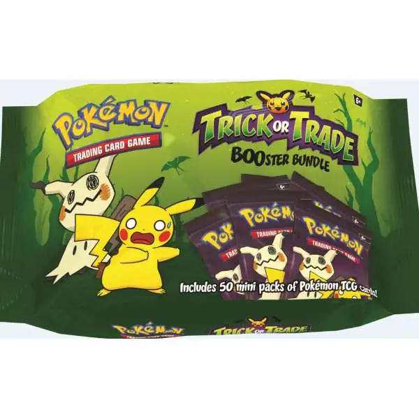 Pokemon 2023 Halloween Trick or Trade BOOster Bundle [50 Mini Packs, 3 Cards Per Pack (Great for Trick or Treating Hand Outs!)]