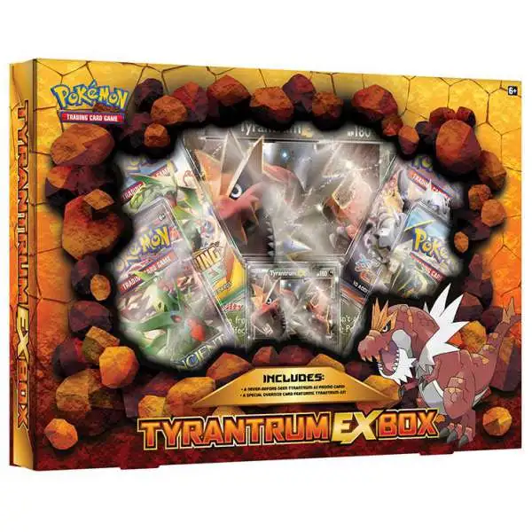 Pokemon XY Tyrantrum-EX Box [4 Booster Packs, Promo Card & Oversize Card]