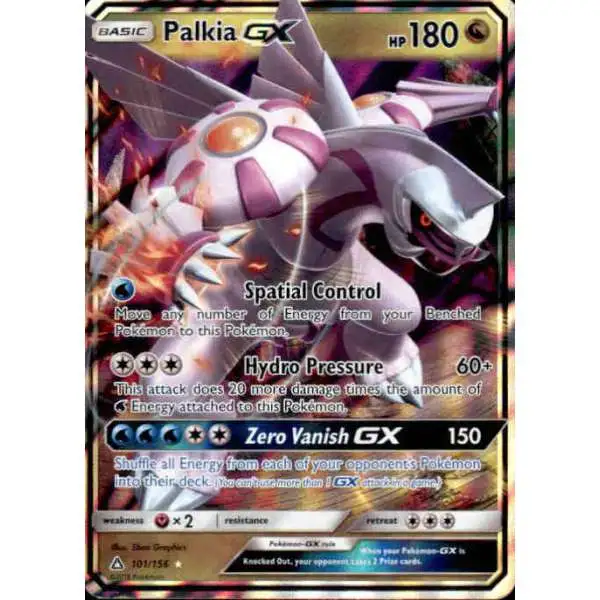 Pokemon Trading Card Game Sun & Moon Ultra Prism Ultra Rare Palkia GX #101