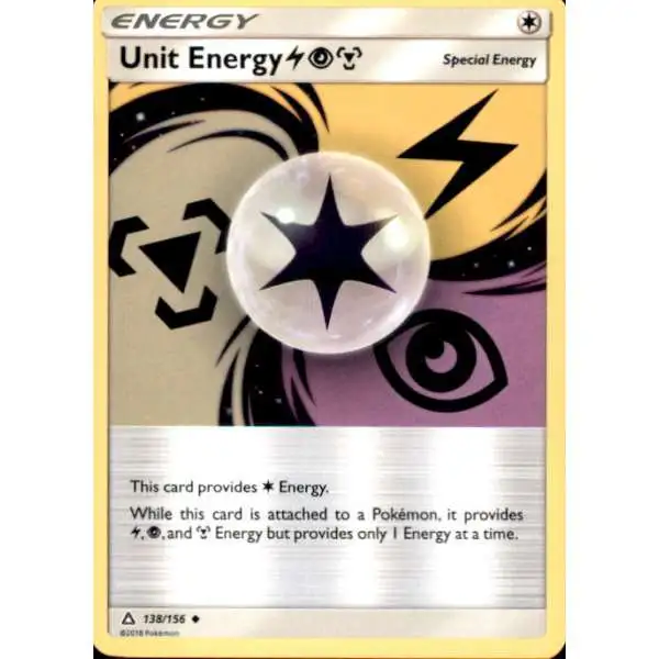 Pokemon Trading Card Game Sun & Moon Ultra Prism Uncommon Unit Energy LPM #138
