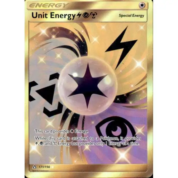 Pokemon Trading Card Game Sun & Moon Ultra Prism Secret Rare Unit Energy LPM #171