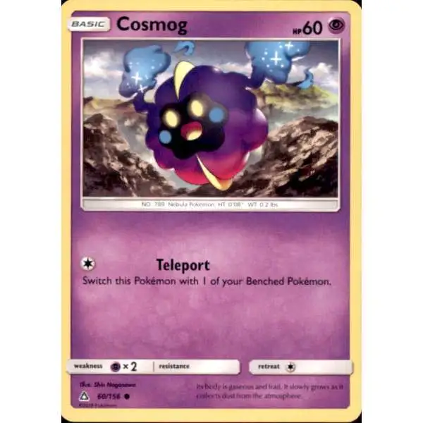 Pokemon Trading Card Game Sun & Moon Ultra Prism Common Cosmog #60