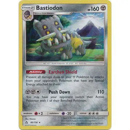 Pokemon Trading Card Game Sun & Moon Ultra Prism Rare Holo Bastiodon #85
