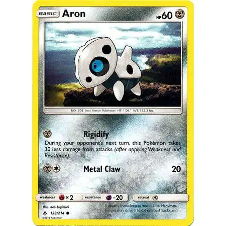 Pokemon Trading Card Game Crown Zenith Single Card Common Aron 87 - ToyWiz