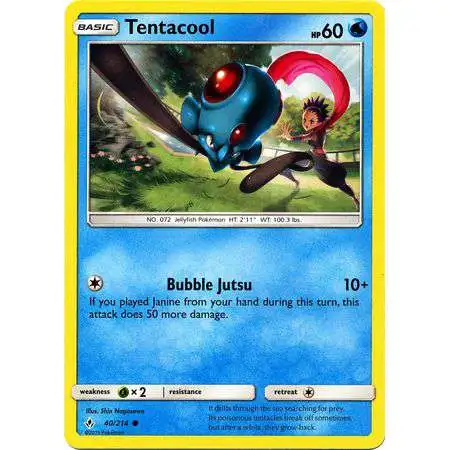 Pokemon Trading Card Game Sun & Moon Unbroken Bonds Common Tentacool #40
