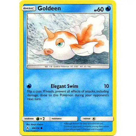 Pokemon Trading Card Game Sun & Moon Unbroken Bonds Common Goldeen #48