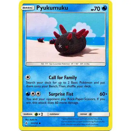pyukumuku pokemon card value Prices & 2026 Water Ability Pitch a Pyukumuku Once during your turn Pokemon Trading Card Game Sun